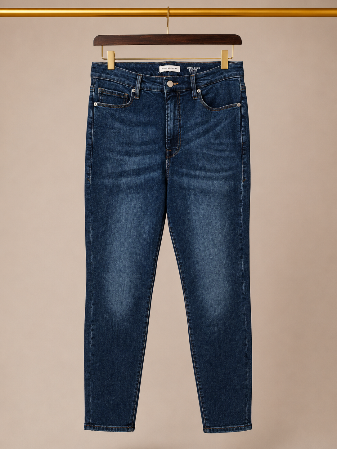 American Good Legs High-Rise Skinny Jeans - Dark Indigo Wash (14)