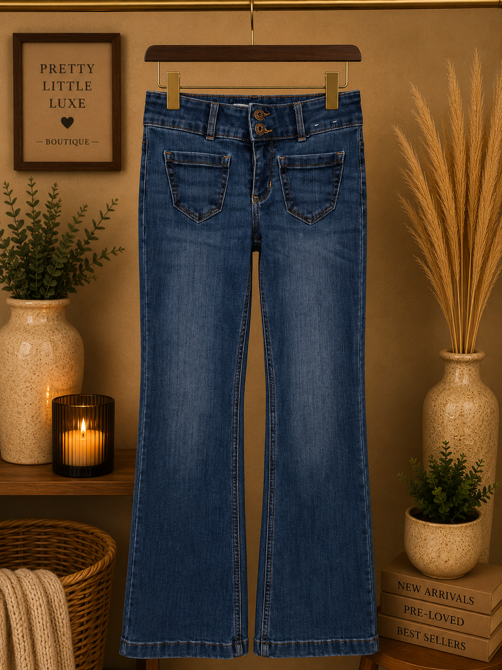 Abercrombie-fitch Blue and Navy Jeans Kids 11/12