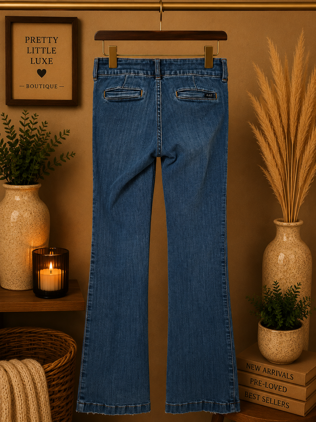 Abercrombie-fitch Blue and Navy Jeans Kids 11/12