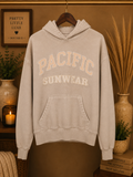 Pacsun Women's Grey and Tan Hoodie- Small