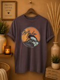 Girl-dangerous Women's Brown and Grey T-shirt
