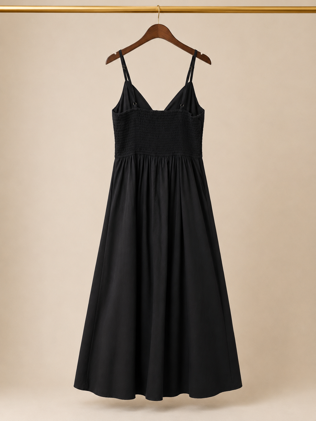 🔑Sincerely Jules Striped Sleeveless Ribbed Knit Maxi Dress - Tan & Cream (Medium)