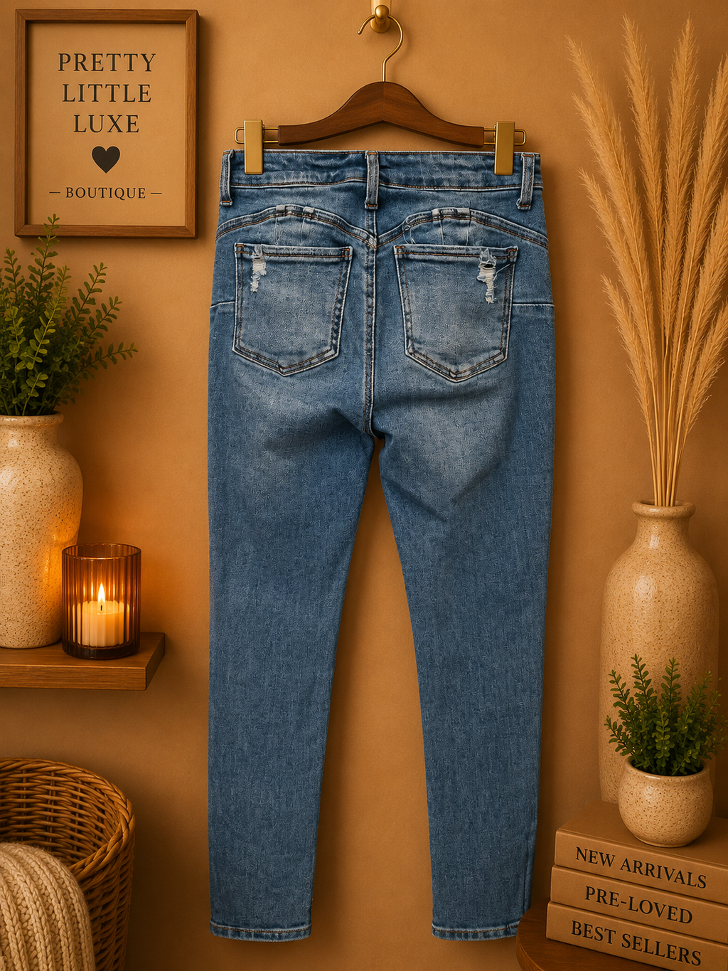 Wax-jean Women's Blue and Navy Jeans