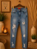 Wax-jean Women's Blue and Navy Jeans